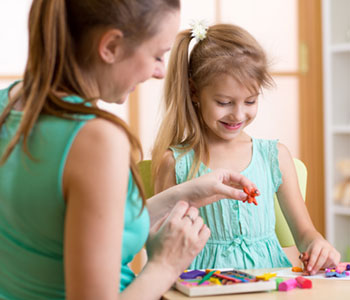 A young girl showing cluttering signs-SL Hunter Speechworks