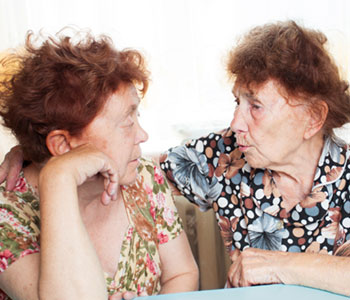 Two older women show slurred speech signs-SL Hunter Speechworks